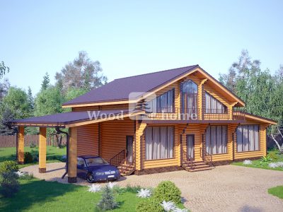 Планировка двухэтажных домов из бревна