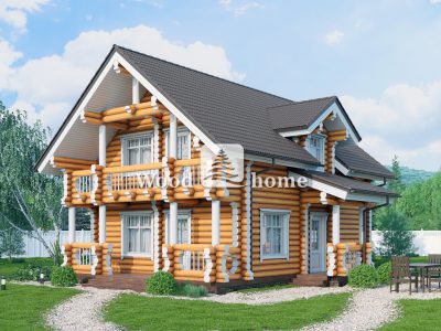 Заказать дом из оцилиндрованного бревна